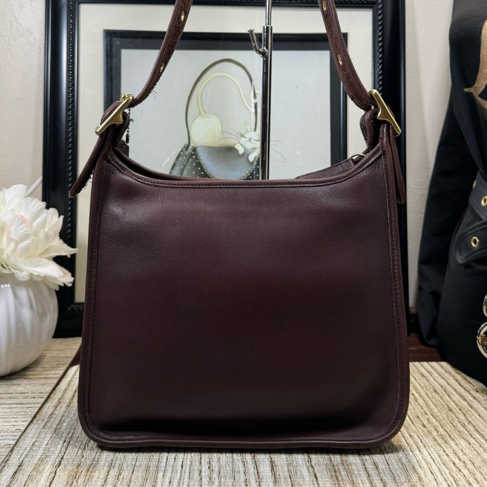 ❤️SOLD❤️Vintage Coach Mahogany Legacy Zip Bag 9966 - Picture 2 of 9
